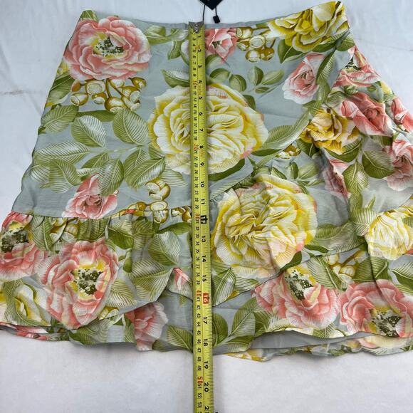 EXPRESS Floral Ruffle Skirt - Picture 8 of 12
